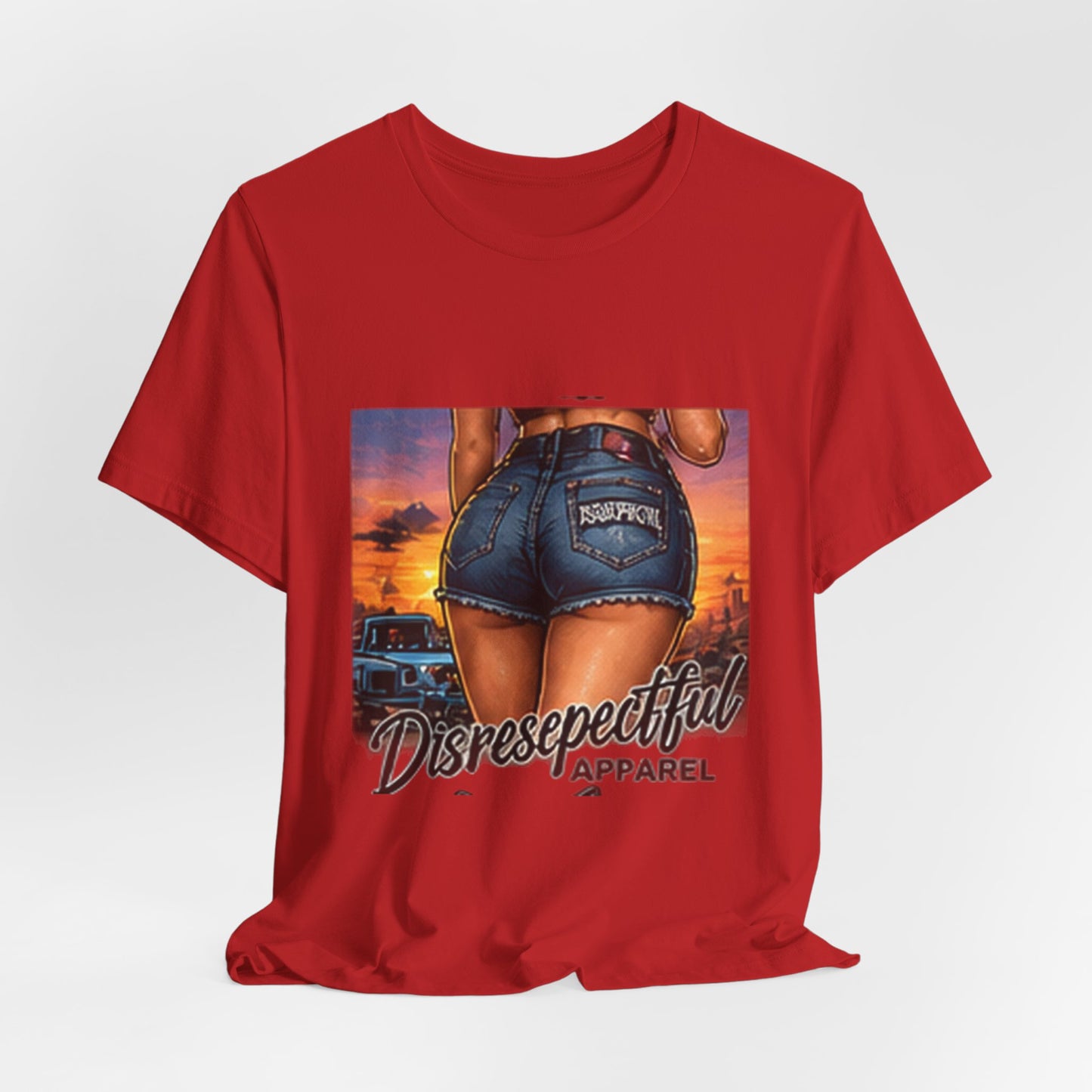 Sunset Denim — Retro Pin-Up Graphic Tee