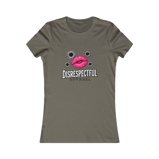 Kiss & Bullet Hole — Women's Favorite Graphic Tee