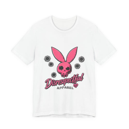 Skull Bunny Tee — Pink Graphic Tee
