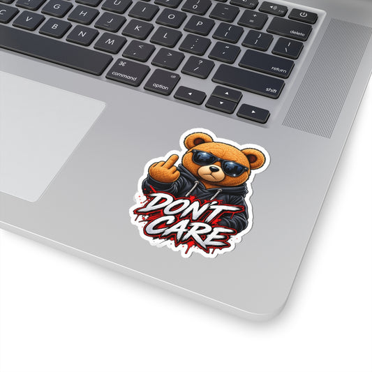 Don’t Care Bear — Kiss-Cut Sticker