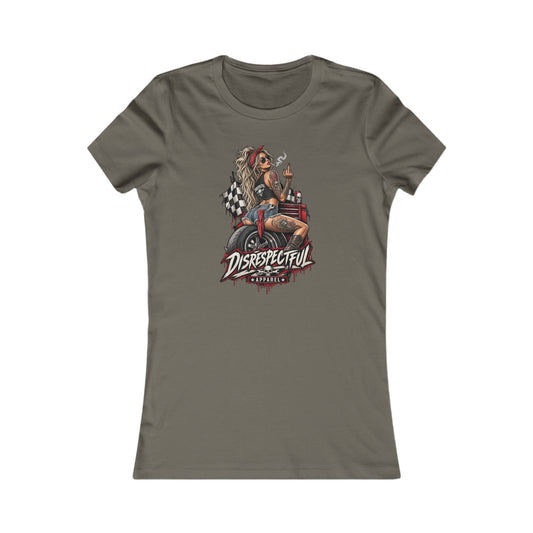 Disrespectful Apparel Biker Girl — Women's Favorite Graphic Tee