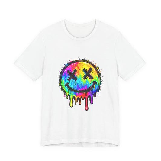 Rainbow Drip Smiley T-Shirt