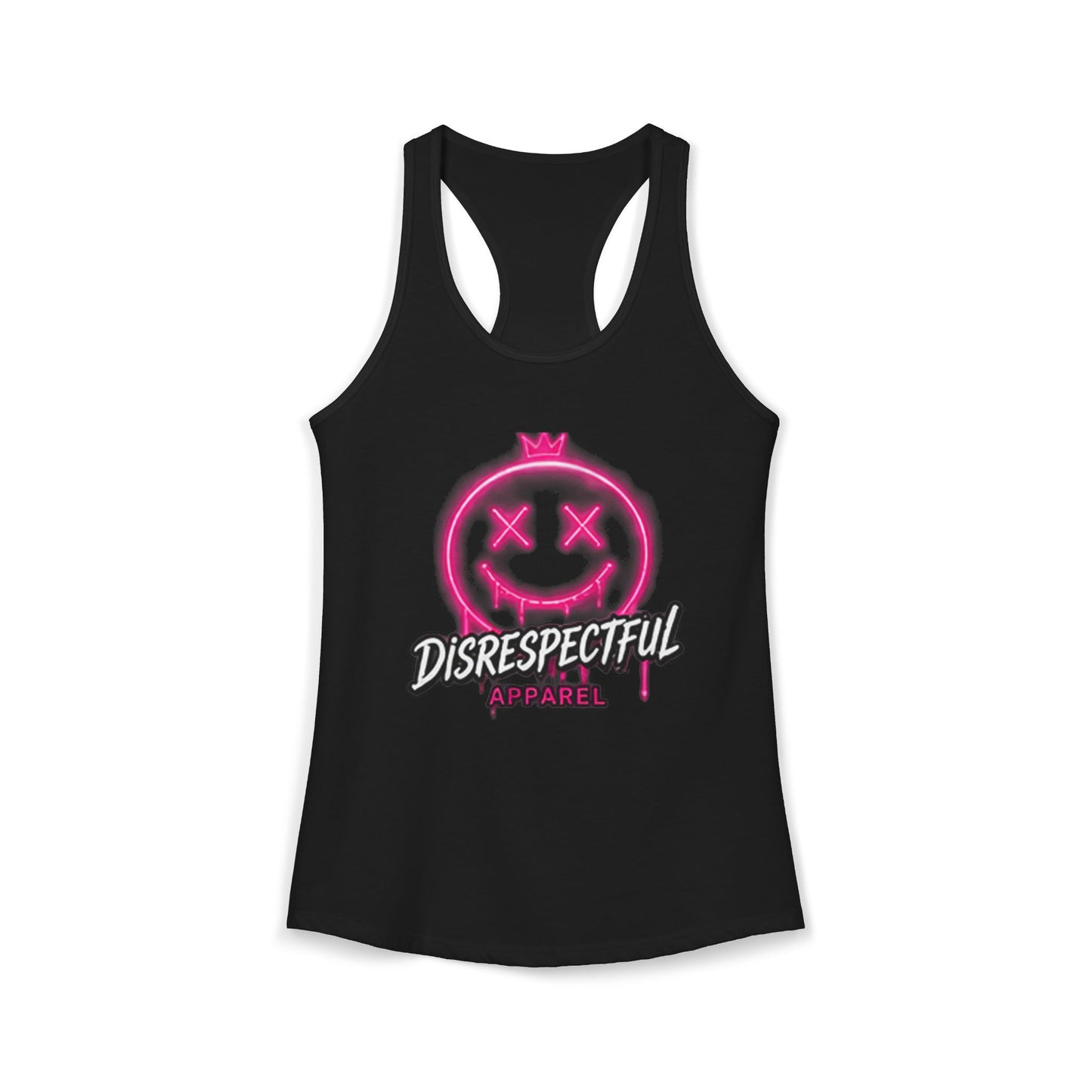 Pink Graffiti Smile — Women's Racerback Tank