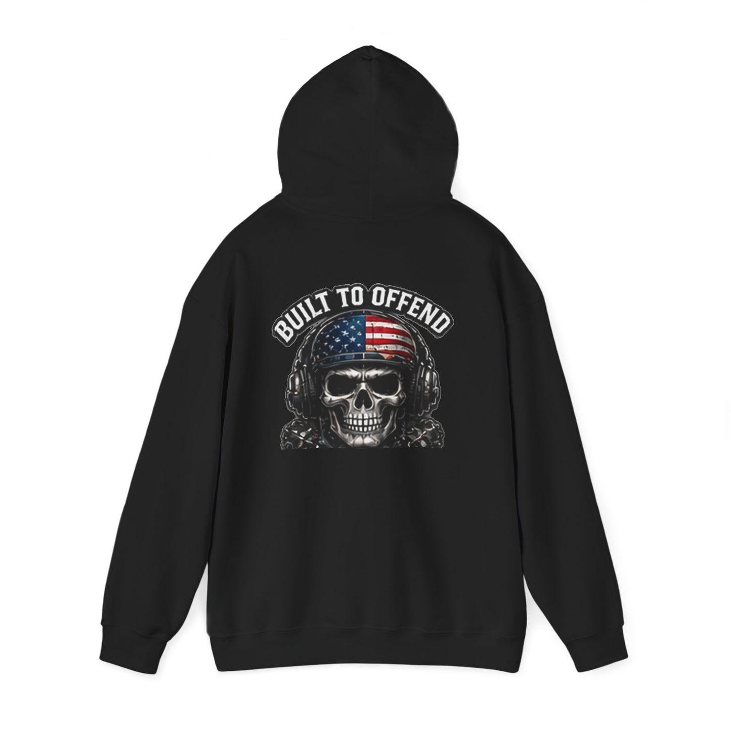 Built to Offend — Back-Print Graphic Hoodie