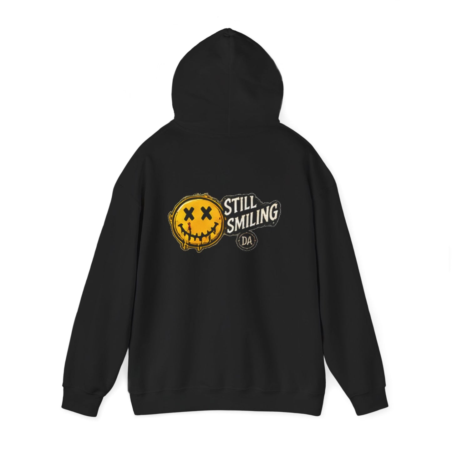 Still Smiling — Back-Print Graphic Hoodie
