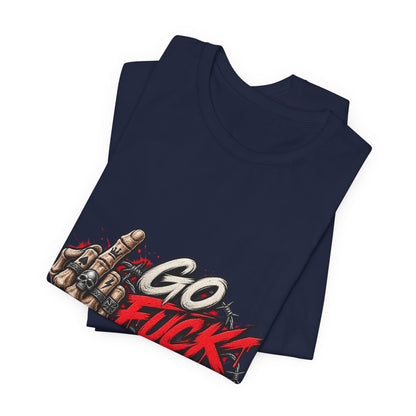 Go Fuck Yourself — Middle Finger Street Art Tee