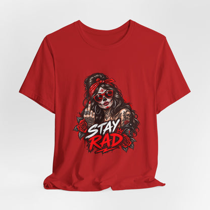 Stay Rad Skull Girl T-Shirt