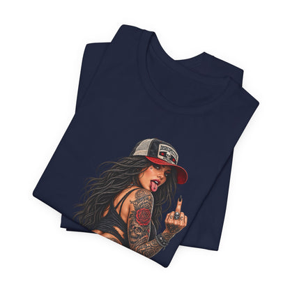 Fuck Polite — Tattooed Pinup Graphic Tee