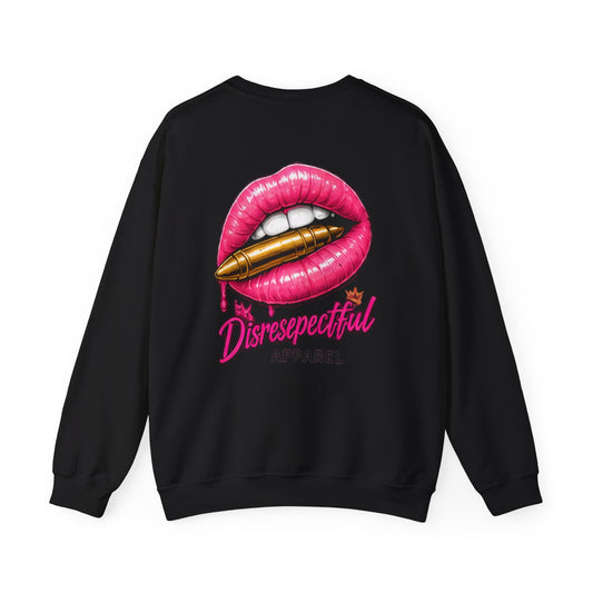 Kiss Kiss Bang Bang — Back-Print Graphic Crewneck