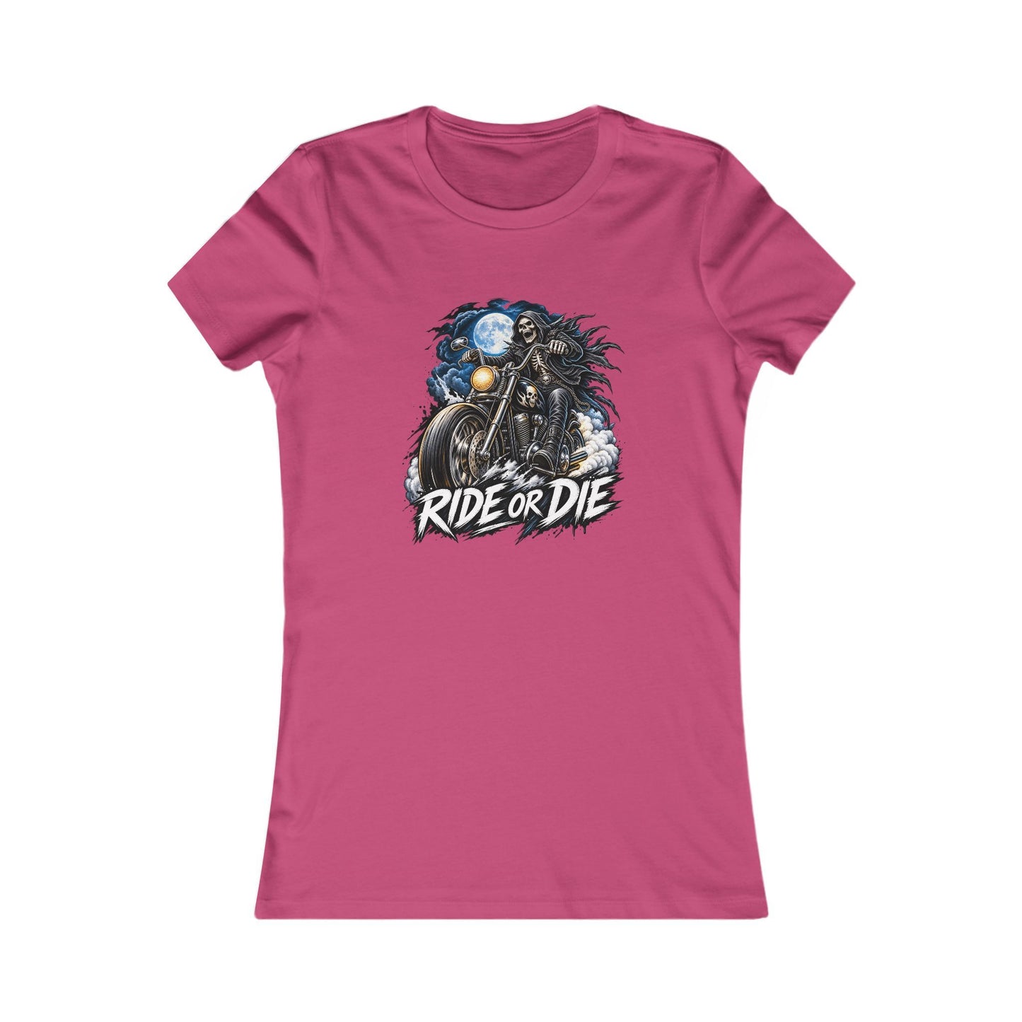 Ride or Die Motorcycle — Women's Favorite Graphic Tee