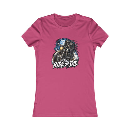 Ride or Die Motorcycle — Women's Favorite Graphic Tee