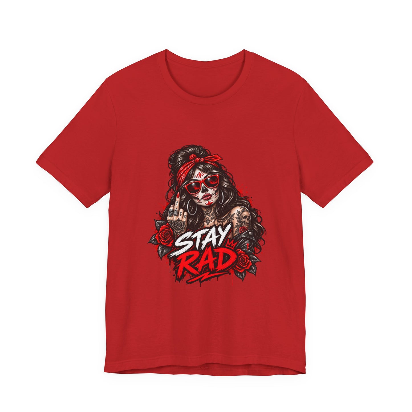 Stay Rad Skull Girl T-Shirt