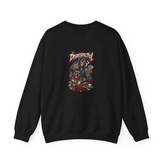 Skull & Rottweiler — Back-Print Graphic Crewneck
