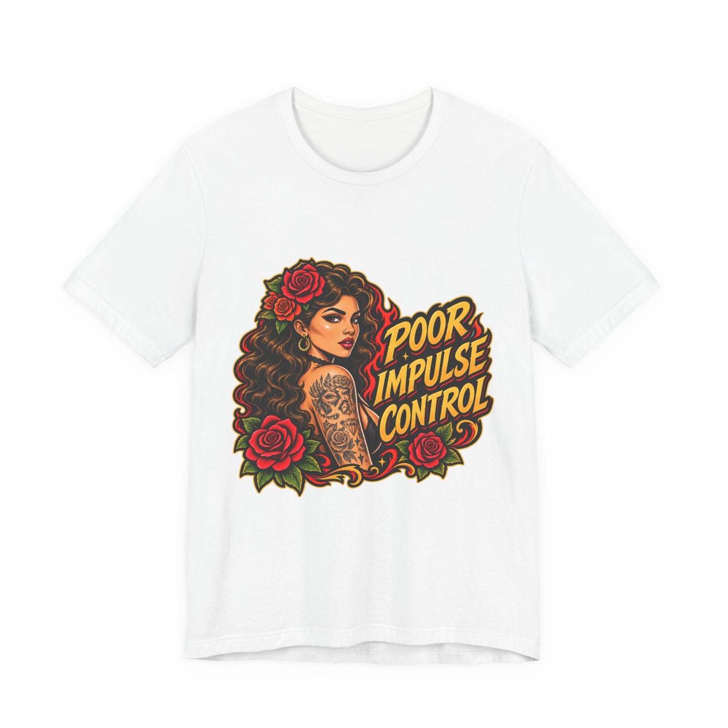 Poor Impulse Control — Tattoo Girl Graphic Tee