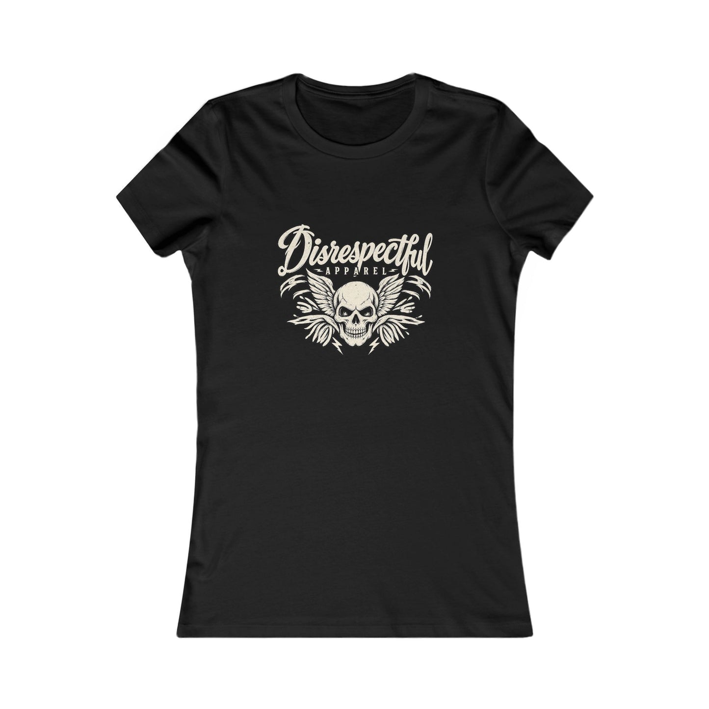 Disrespectful Apparel Skull — Women's Favorite Graphic Tee