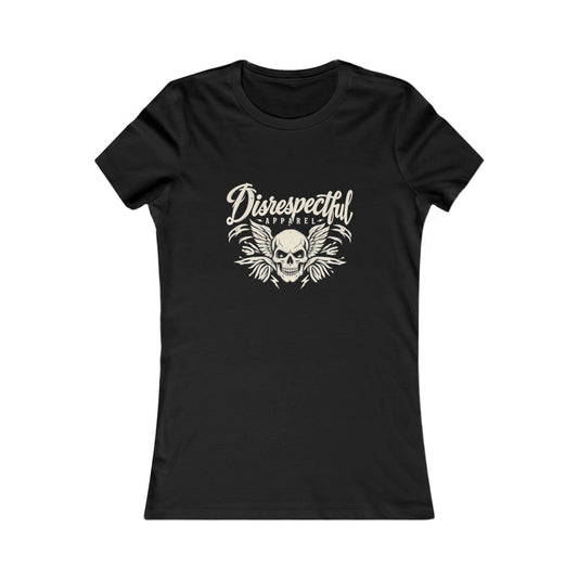 Disrespectful Apparel Skull — Women's Favorite Graphic Tee