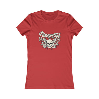 Disrespectful Apparel Skull — Women's Favorite Graphic Tee