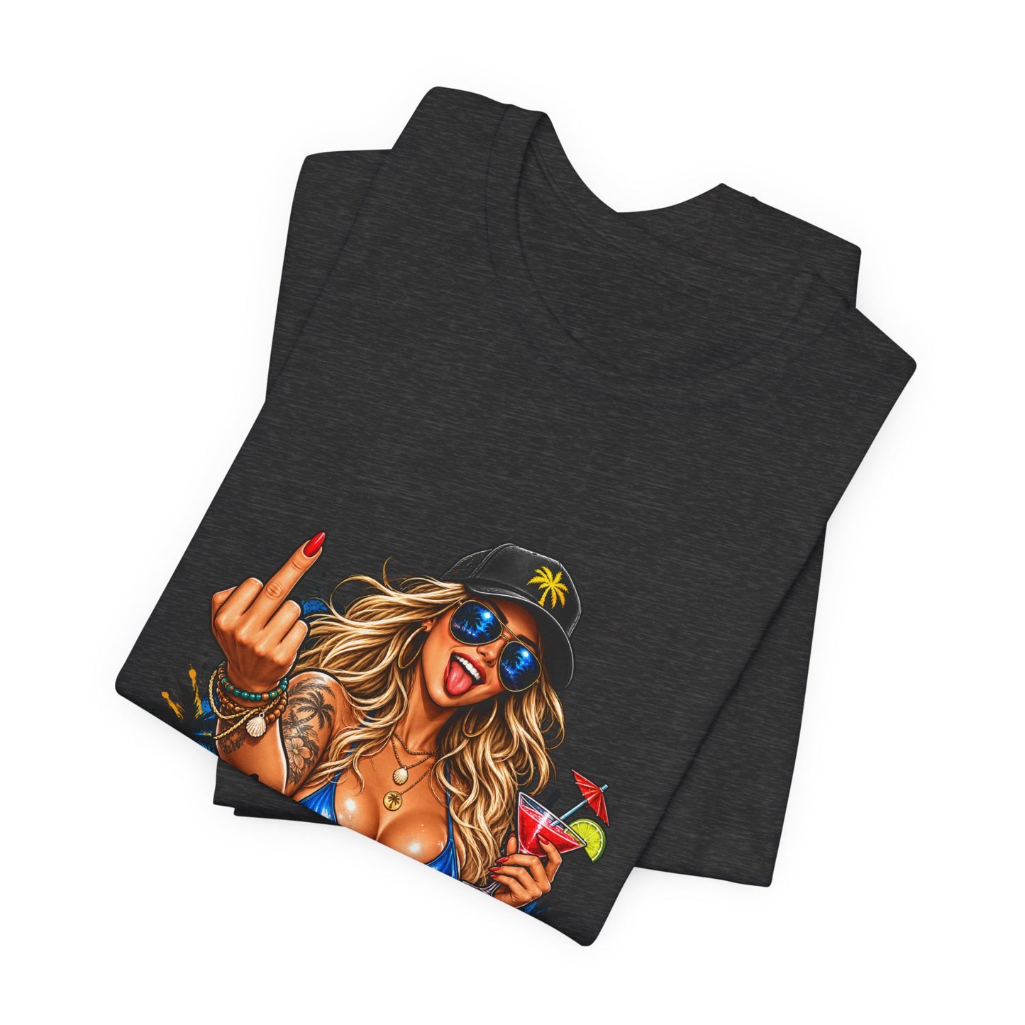 Bad Decisions, Better Stories — Beach Pinup Graphic Tee