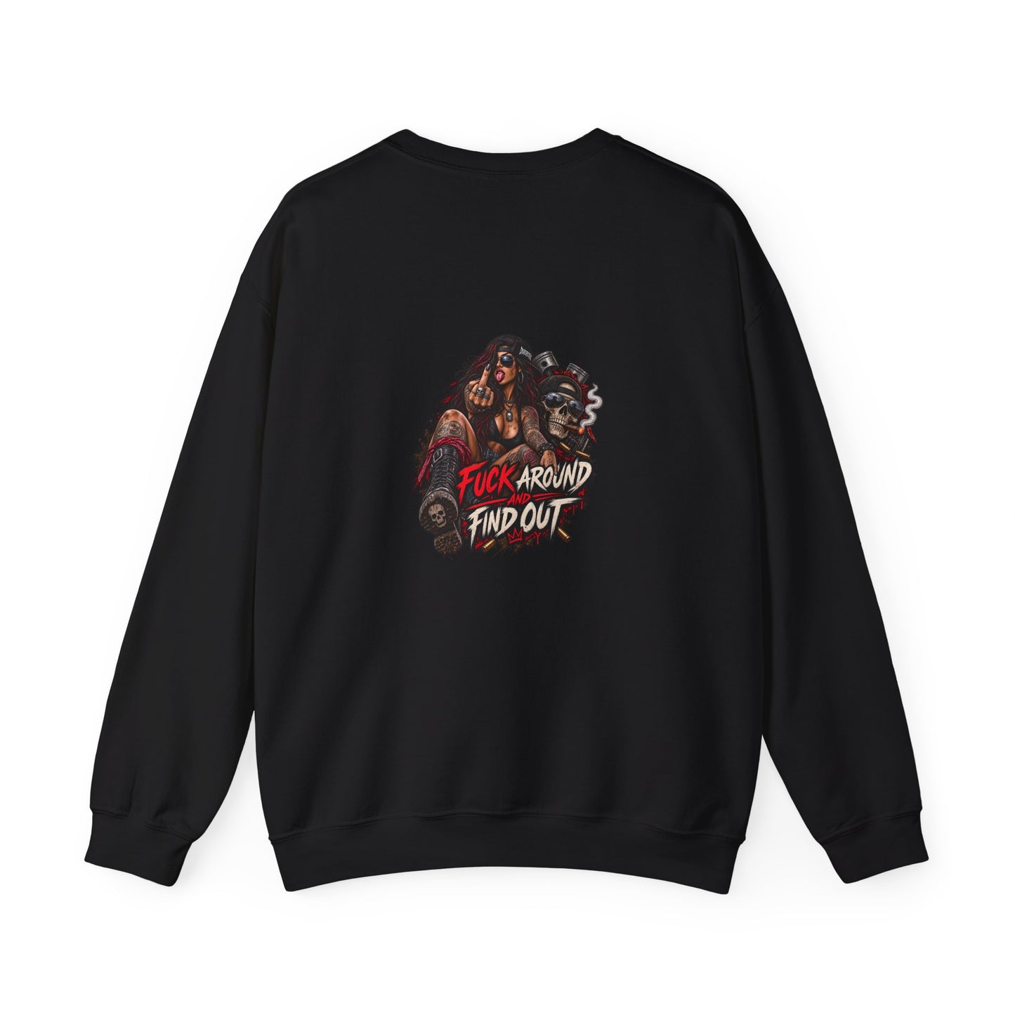 Fuck Around and Find Out — Back-Print Graphic Crewneck