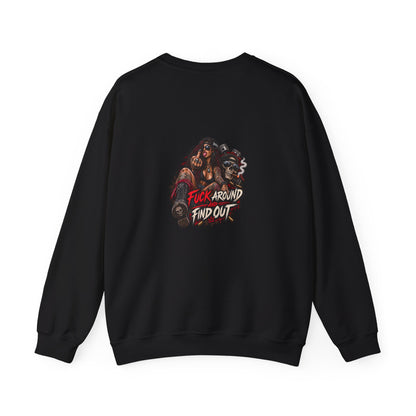 Fuck Around and Find Out — Back-Print Graphic Crewneck