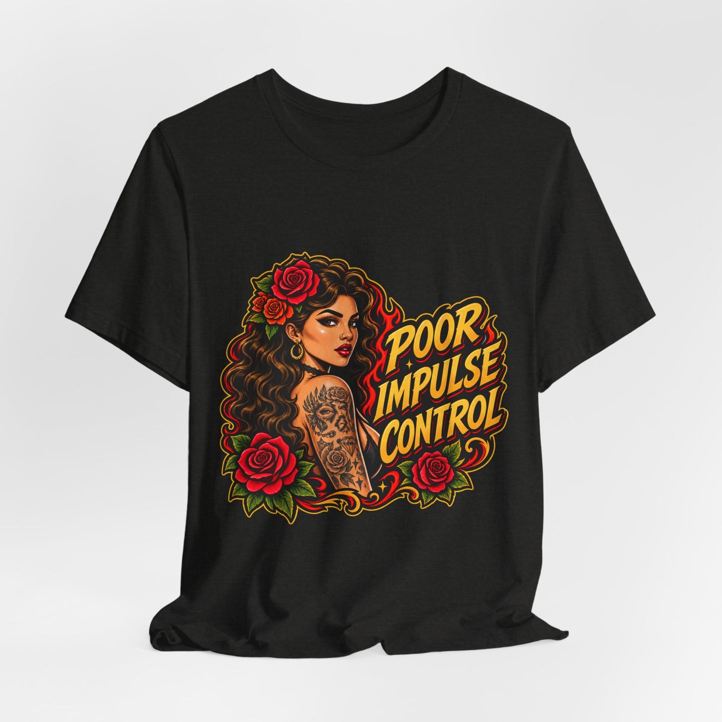 Poor Impulse Control — Tattoo Girl Graphic Tee