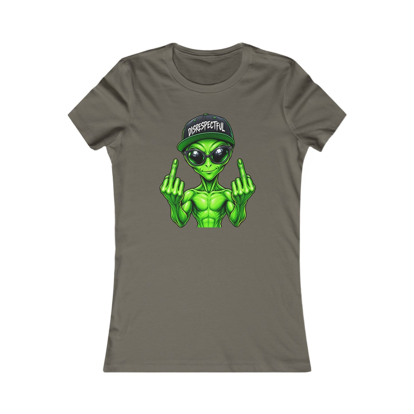 Disrespectful Alien — Women's Favorite Graphic Tee