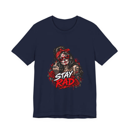 Stay Rad Skull Girl T-Shirt