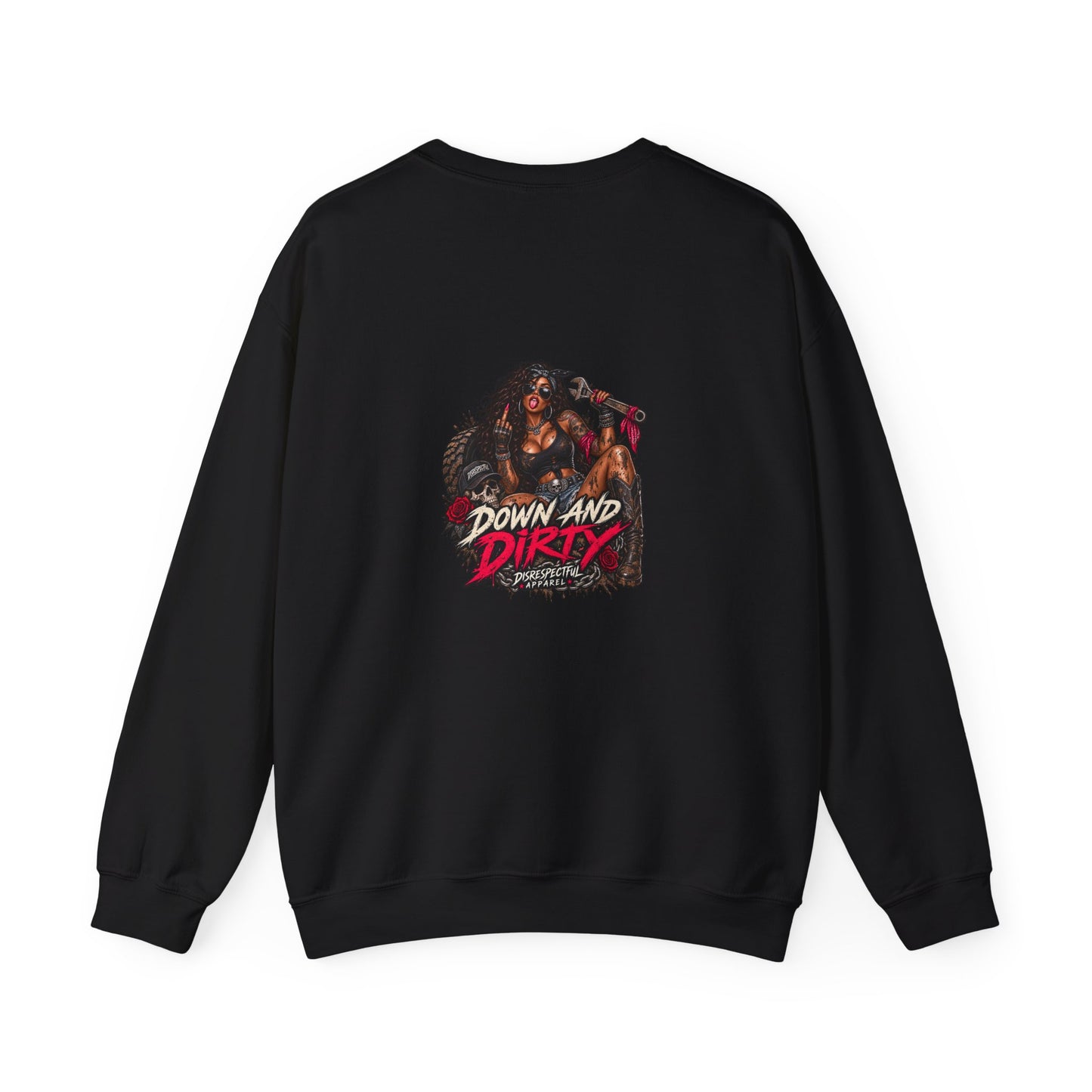 Down and Dirty — Back-Print Graphic Crewneck