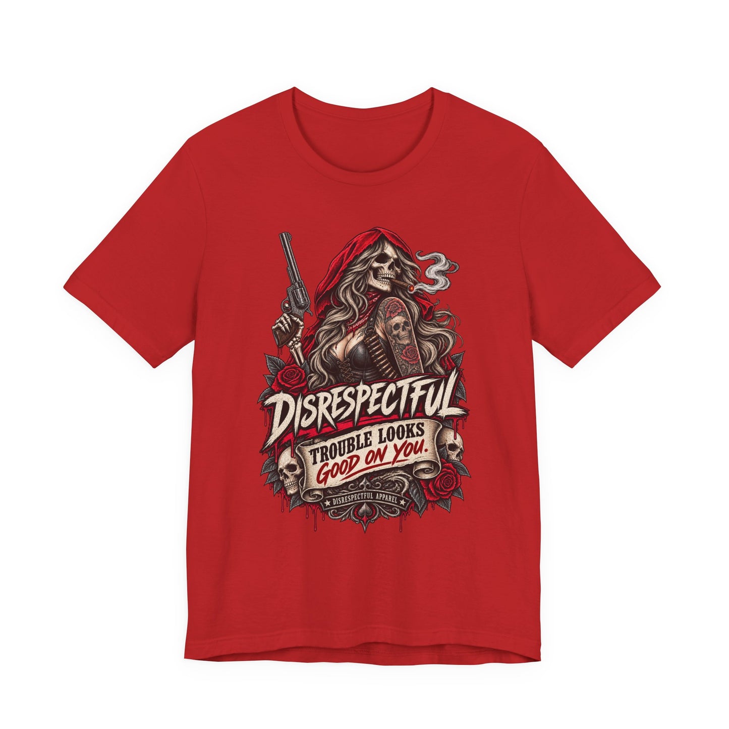 Disrespectful 'Trouble Looks Good On You' Graphic Tee