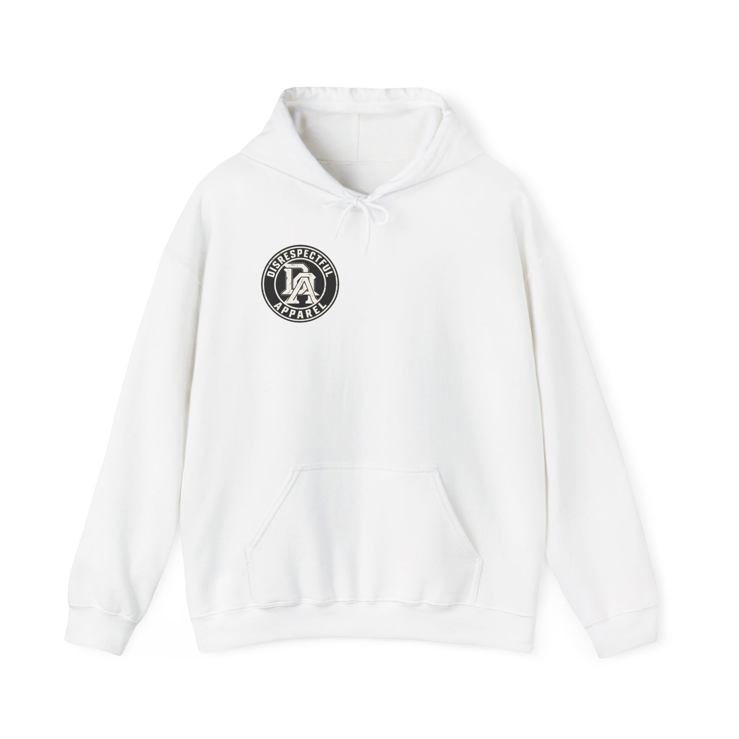 DA Script Logo — Black — Back-Print Graphic Hoodie
