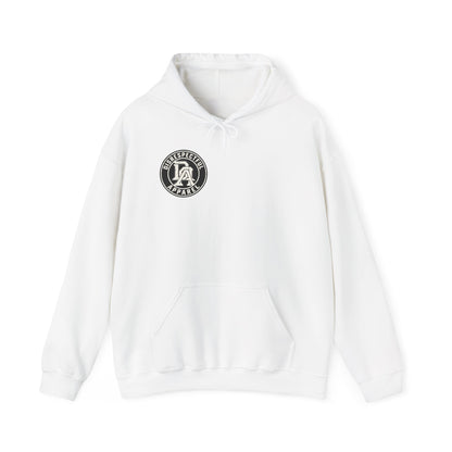 DA Script Logo — Black — Back-Print Graphic Hoodie
