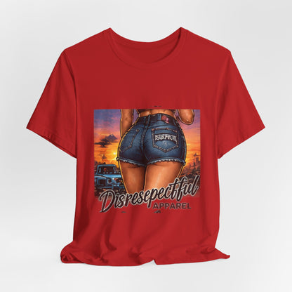 Sunset Denim — Retro Pin-Up Graphic Tee