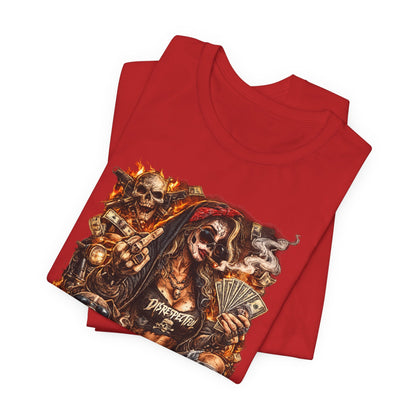 Skull Gambler Graphic Tee — Grim Reaper Poker Night T-Shirt