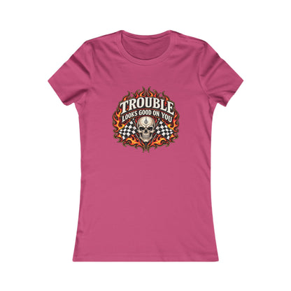 Trouble Looks Good On You — Women's Favorite Graphic Tee