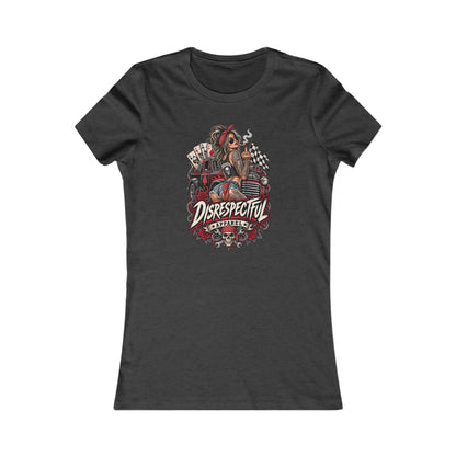 Disrespectful Apparel Pin-Up Racing — Women's Favorite Graphic Tee
