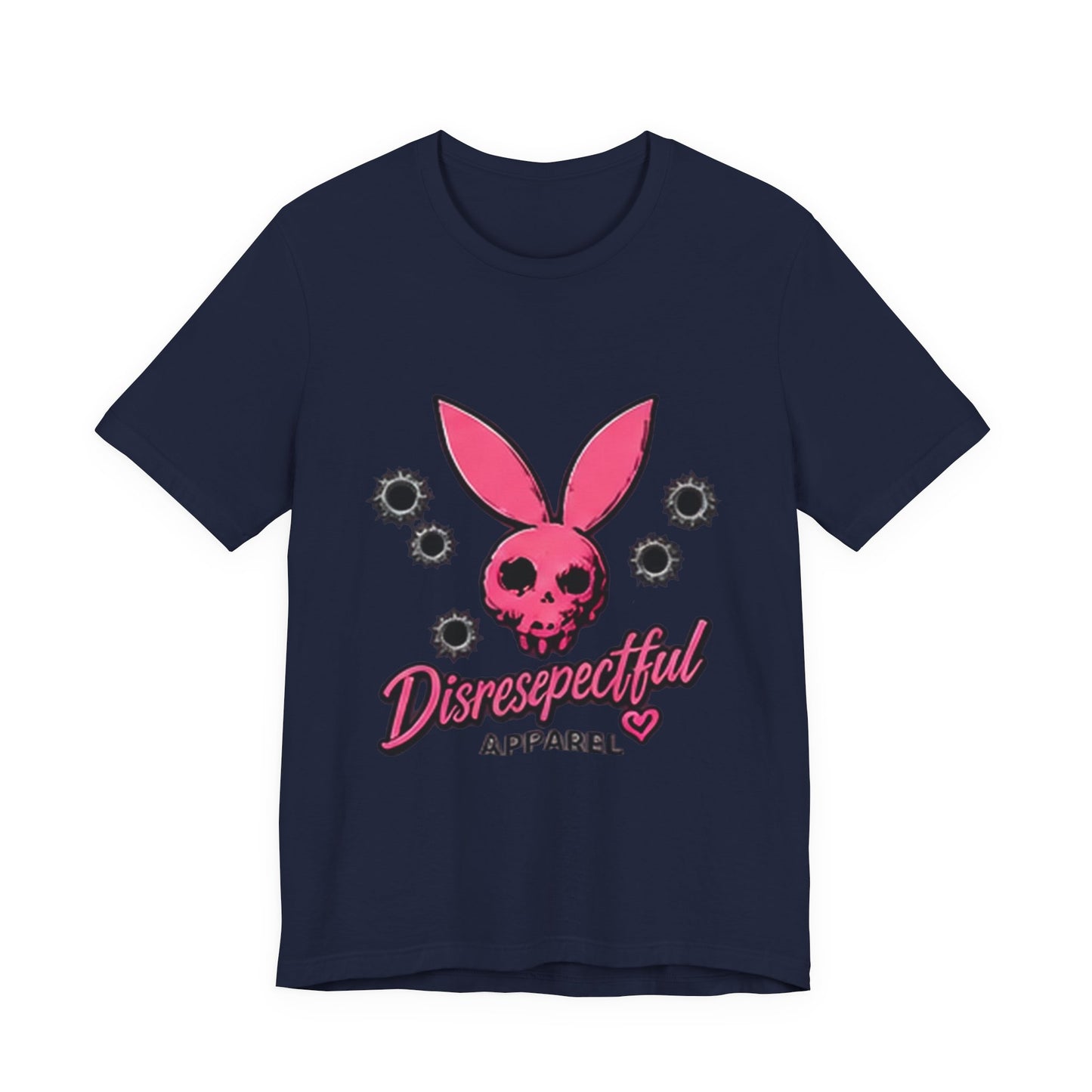 Skull Bunny Tee — Pink Graphic Tee