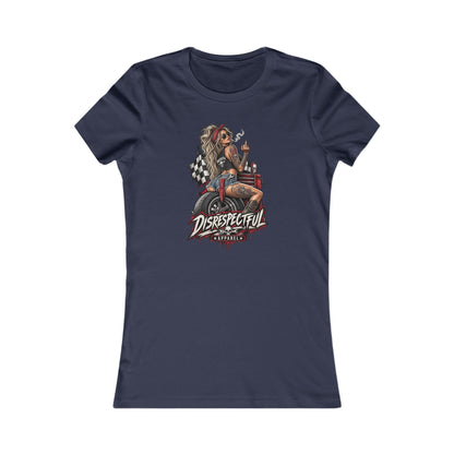 Disrespectful Apparel Biker Girl — Women's Favorite Graphic Tee