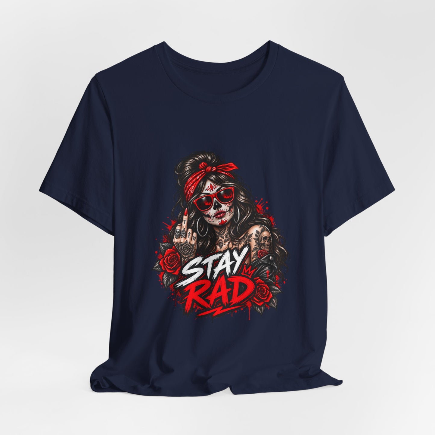 Stay Rad Skull Girl T-Shirt