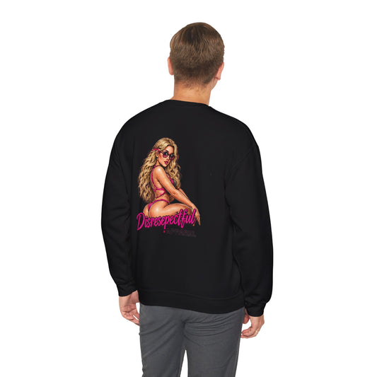 Vintage Pin-Up — Back-Print Graphic Crewneck
