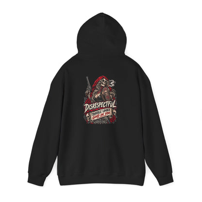 Trouble Looks Good On You — Pin-Up — Back-Print Graphic Hoodie