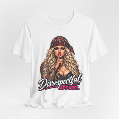 Shut Your Mouth — Tattooed Rocker Black Tee