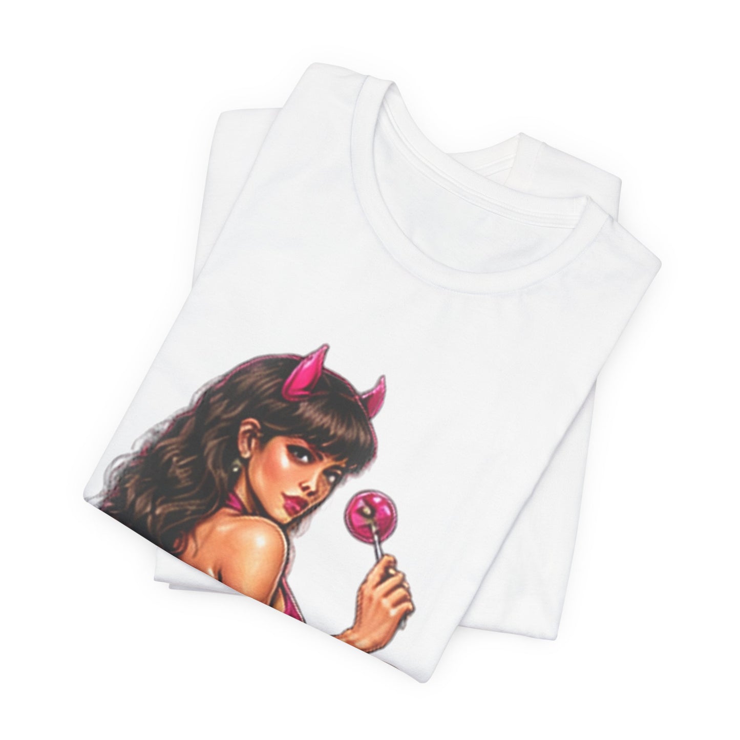 Devil Girl Lollipop — Pin-Up Graphic Tee