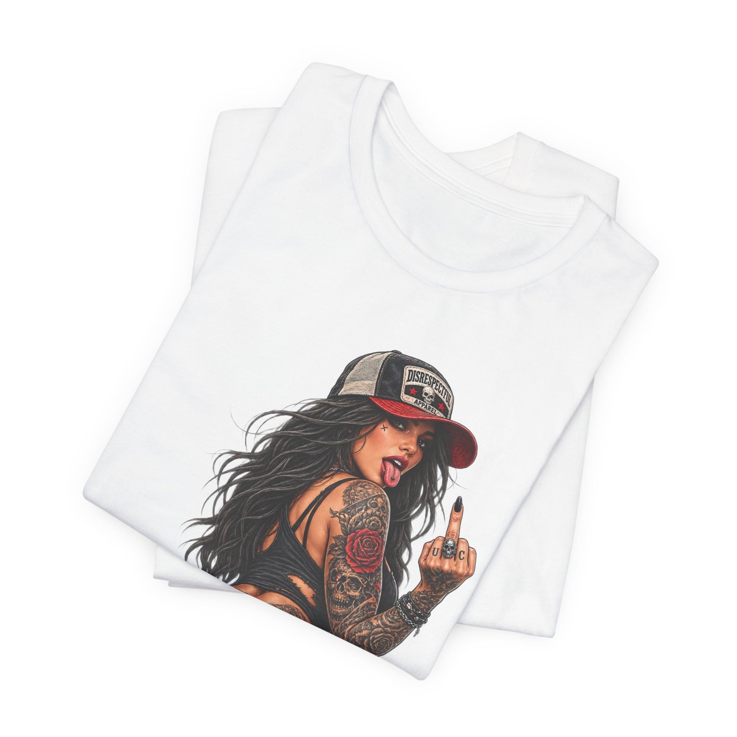 Fuck Polite — Tattooed Pinup Graphic Tee