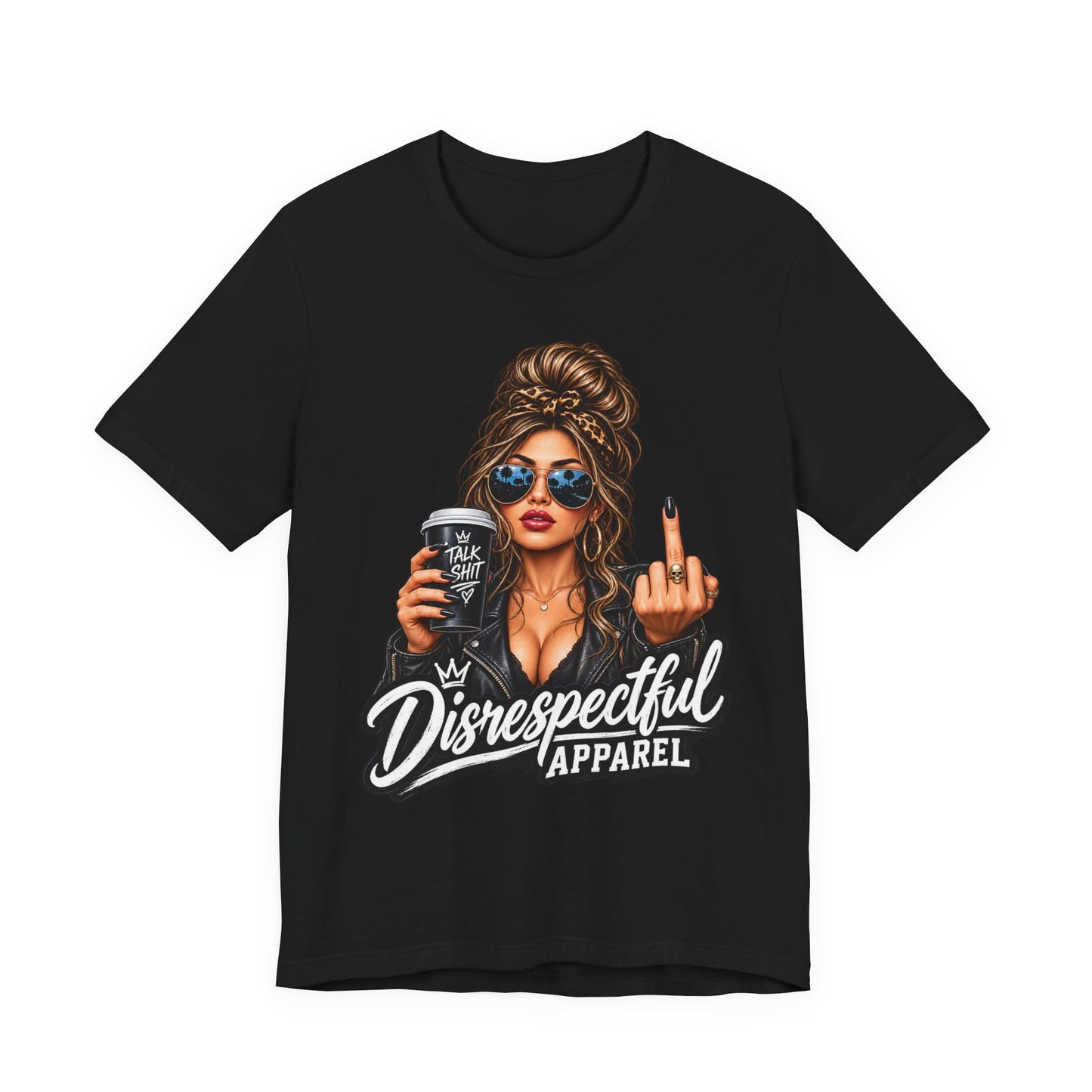 Coffee & Contempt — Black Graphic Tee