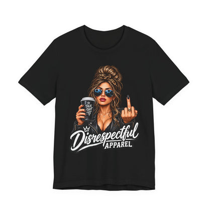Coffee & Contempt — Black Graphic Tee