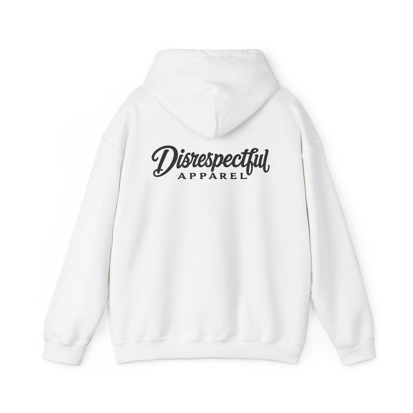 DA Script Logo — Black — Back-Print Graphic Hoodie