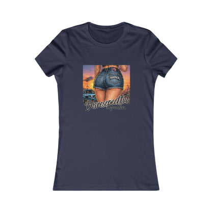 Sunset Denim Pin-Up — Women's Favorite Graphic Tee