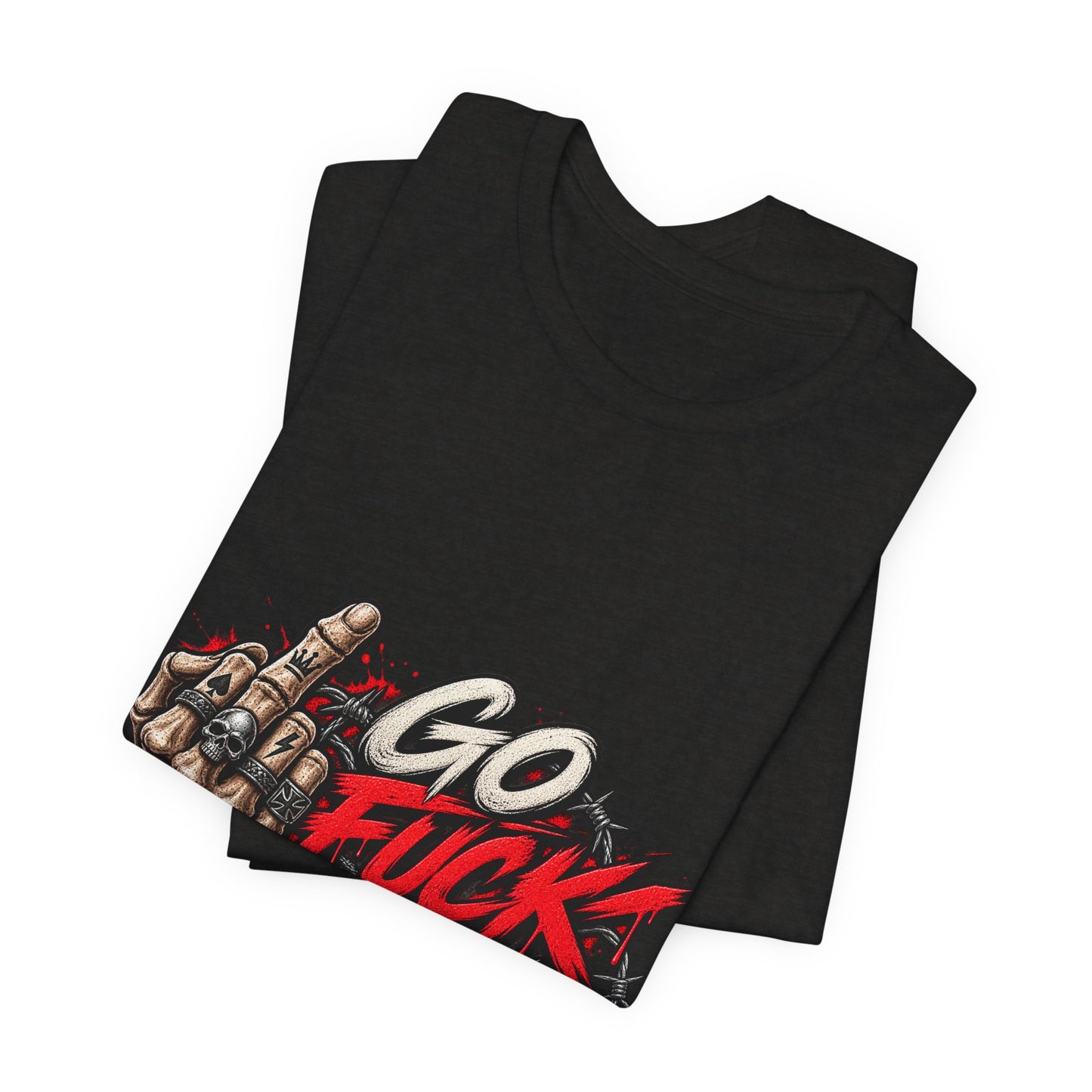 Go Fuck Yourself — Middle Finger Street Art Tee