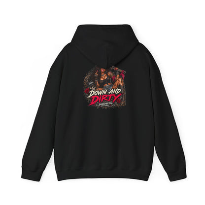 Down and Dirty — Back-Print Graphic Hoodie