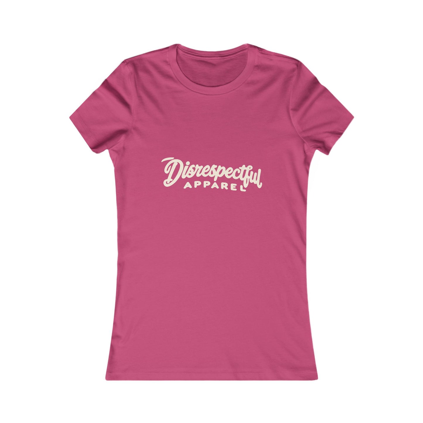 Disrespectful Apparel Script Logo — Women's Favorite Graphic Tee